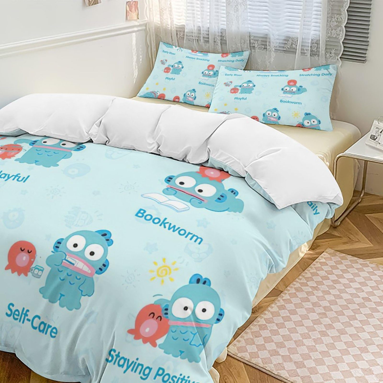 Amazon｜ハンギョドン ベッド3点セット 布団カバー シングル 3点セット