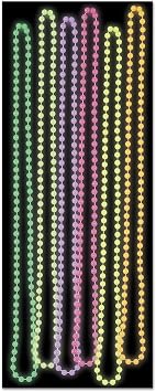 Glow in The Dark Party Beads, 7mm x 33"