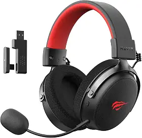 Fone Gamer Havit H2015pro, Sem Fio, 5 Modos - Multiplataform Preto (PRETO)