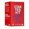 fairment Kombucha Starter Kit - Make Your Own Living Drink - Starter Set with Organic Kombuch a Mushroom (SCOBY) Glass Ingredients Accessories and Recipes - Make Kombucha Tea Yourself