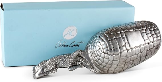 Arthur Court Alligator Ice Scoop, 8-Inch