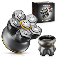 MAXGROOOM 6D Rasoio Testa Calva Design Octo-Flex, Rasatura Comfortevole
