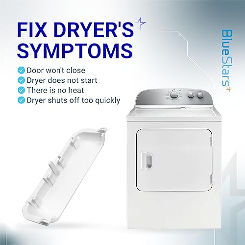 Miniatura 8 de Ultra Durable w10861225 secador repuesto para tirador de puertas por estrellas azules – Ajuste exacto para Whirlpool y secador de Kenmore
