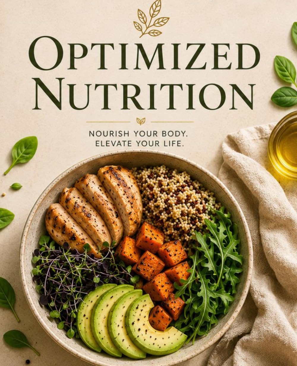 Optimized Nutrition : Healthy meals: Nourish your Body. Elevate your life