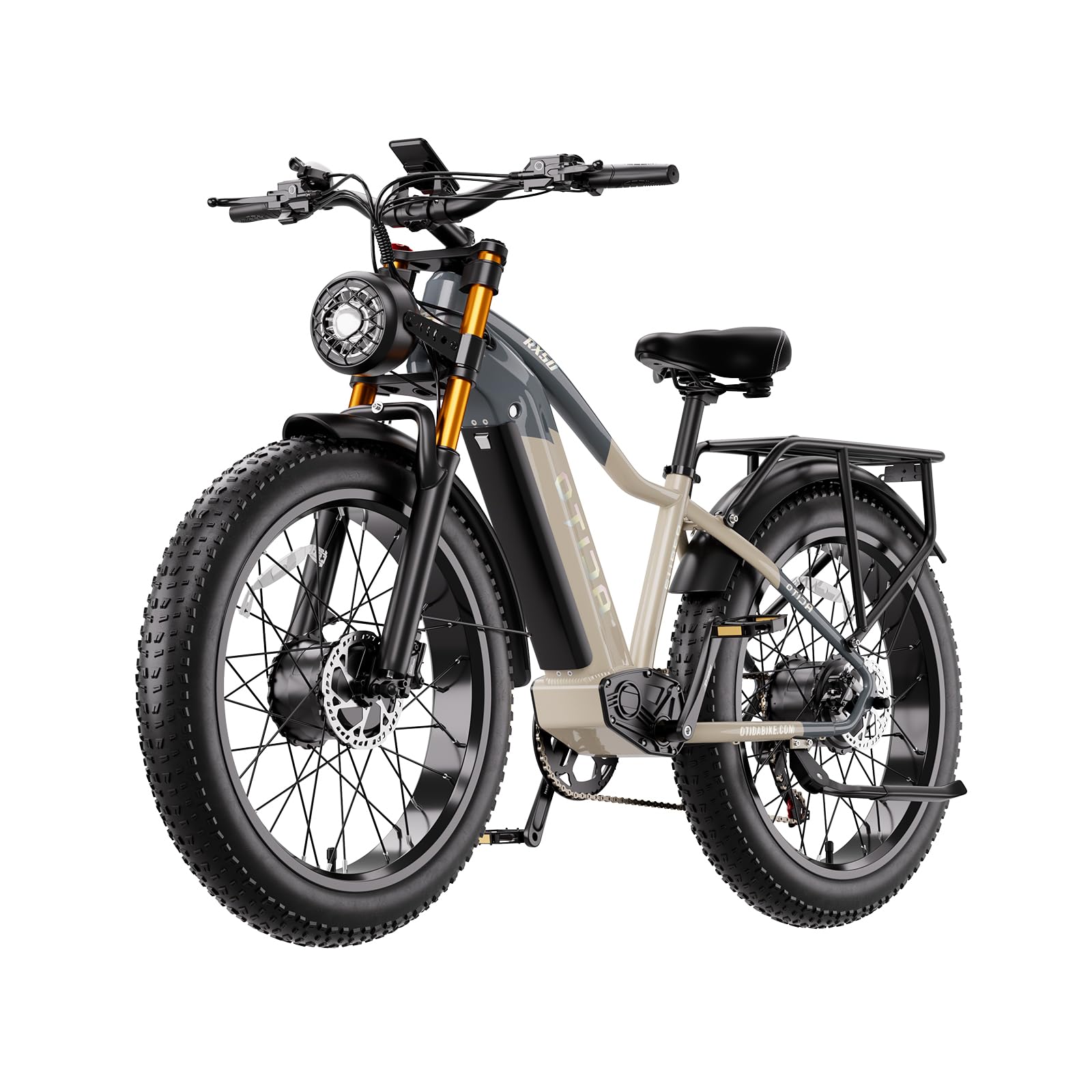 Peak 3000W Dual Motors Electric Bike for Adults 32MPH with 48V 20Ah Battery, 26" x 4" Fat Tire Full Suspension Ebike with Hycraulic Dual Brakes, Mountain E-Bike Spoked/Mag Wheel