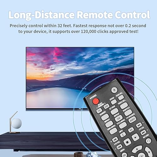 Miniatura 3 de New AK59-00110A Remote Control Compatible with Samsung DVD Player DVD-C500 DVDC500 with Batteries