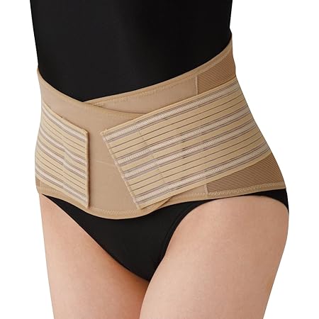 Amazon セルヴァン 薄くても腰をしっかり支えるコルセット ブラック M L セルヴァン 腰 腰椎用