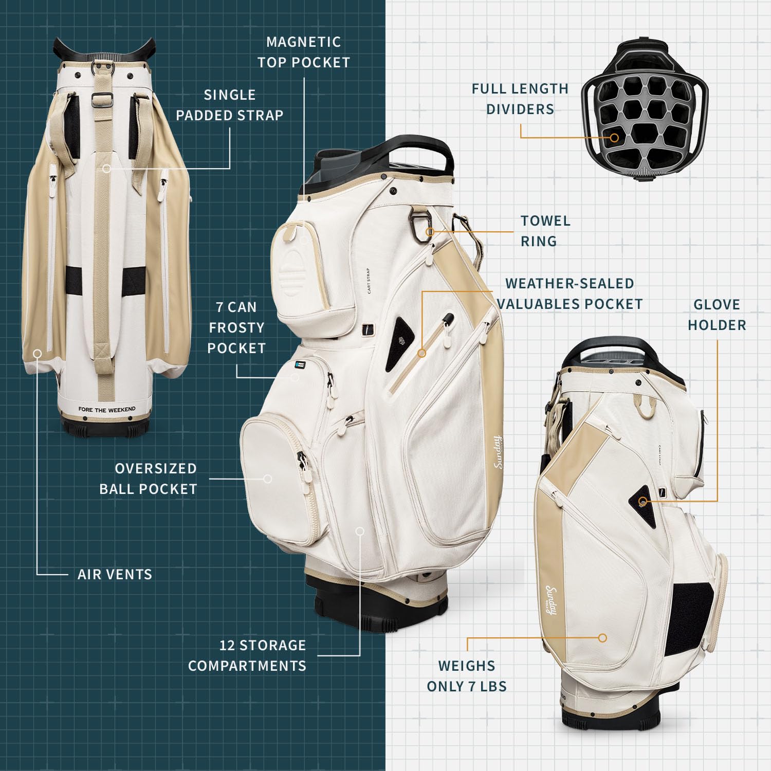 Sunday Golf Bag Big Rig Grand