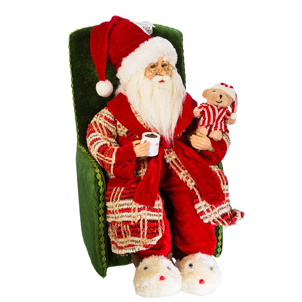 Kurt S. Adler 18" Kringle Klaus Santa in Pajamas Figure