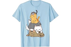 Pile of Kitty Cat Funny Cute Cat Lover Gift T-Shirt