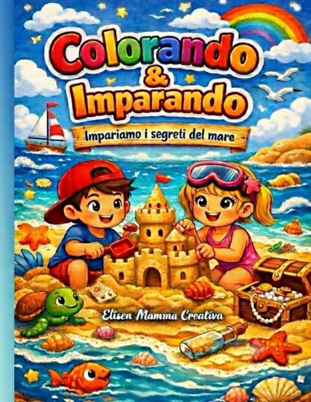 Colorando e imparando: Impariamo i segreti del mare
