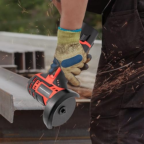 Miniatura 7 de Mini amoladora angular de cepillo, amoladora de corte de máquina pulidora inalámbrica de 12000 RPM con batería de 2000 mAh