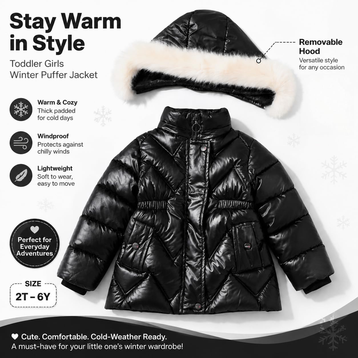 Ohrwurm 3T 4T 5T 6T Toddler Girls Winter Coat Jacket Outwear Clothes Warm Overcoat Snowsuit Puffer Parka Fur Lined Hood Kids