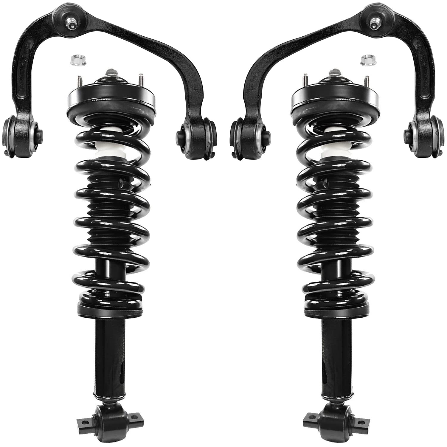 Detroit Axle - [4WD] Front Struts Control Arms Kit for 2014 Ford F-150