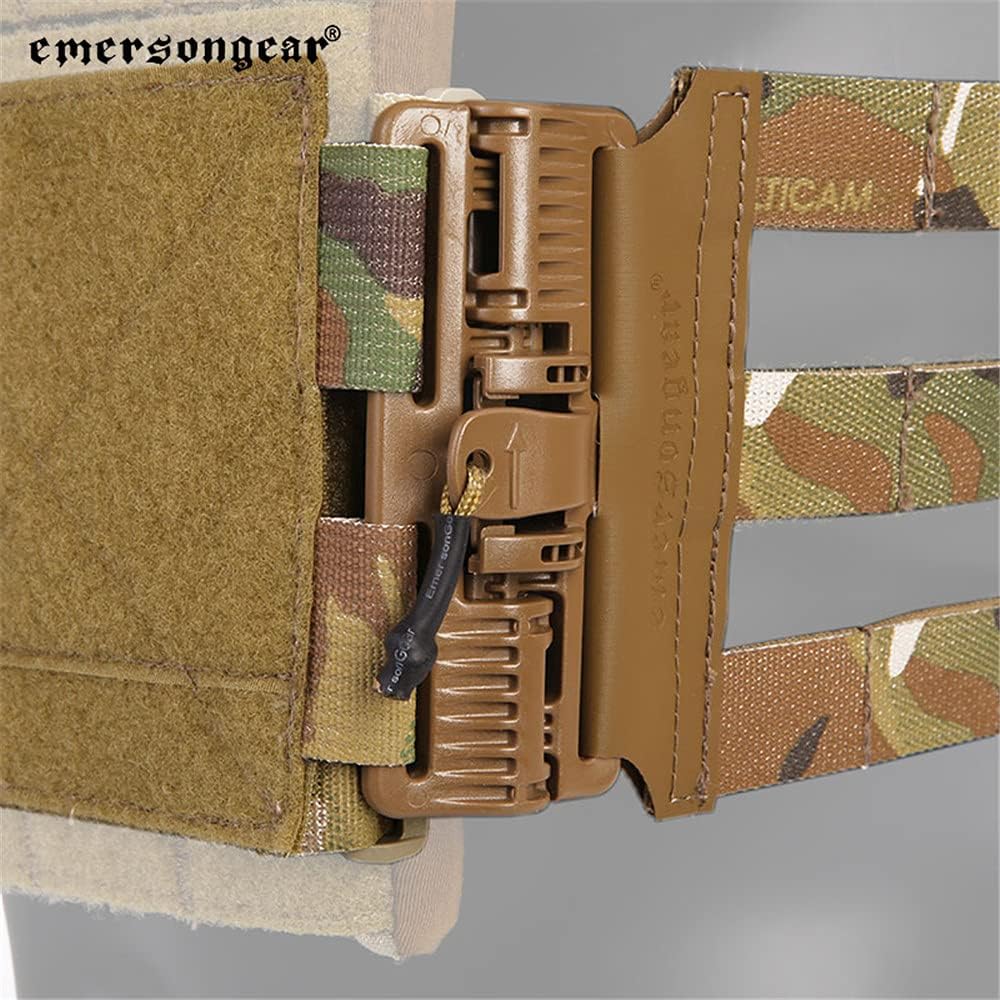 EMERSONGEAR Vest Single Point Quick Release Mesh Cummerbund with Molle System for Vest JPC 1.0/2.0/419/420