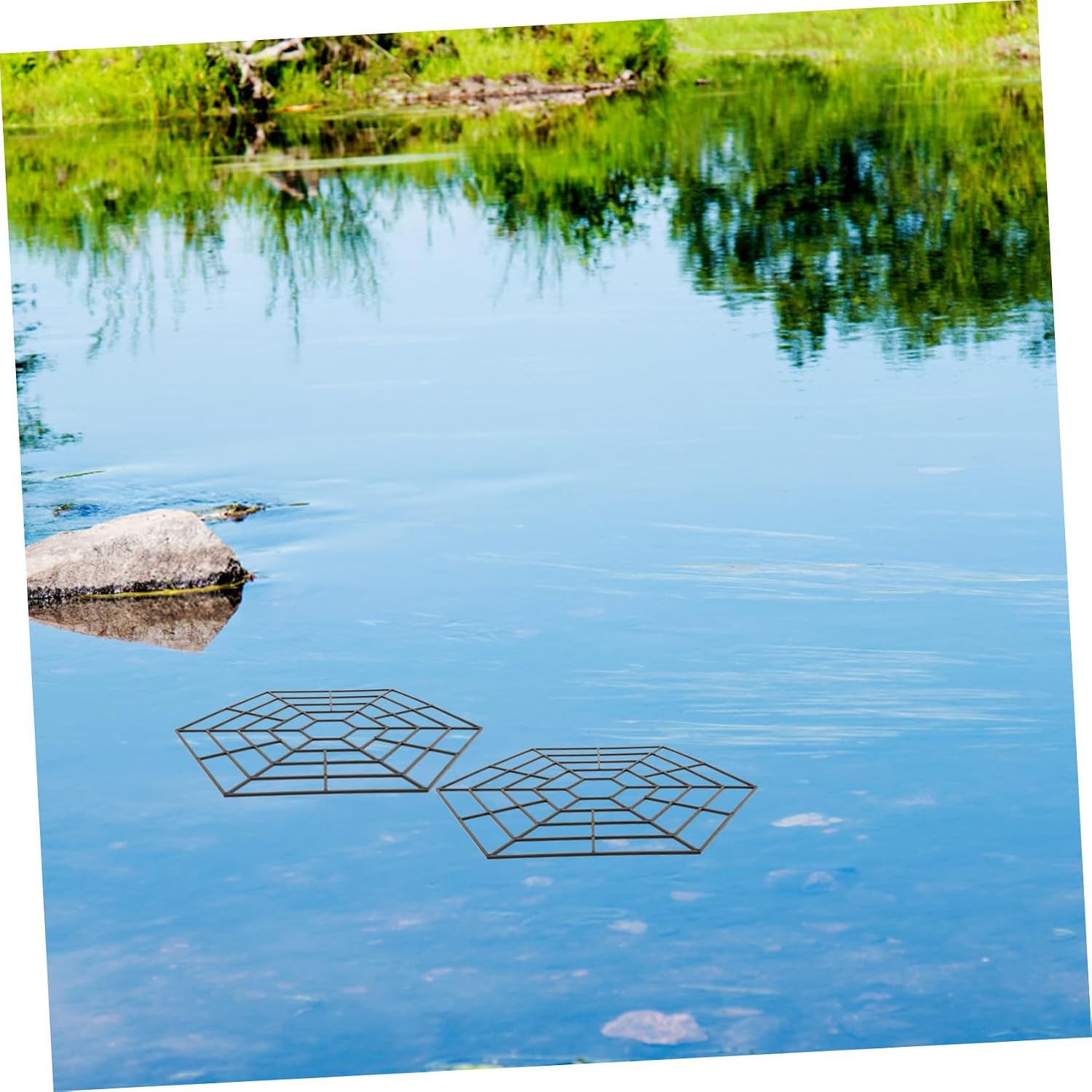10Pcs Six Angle Fish Protectors Plastic Fish Nets for Use Mesh Guards for Home and Shop Ideal for Protecting Fish in Ponds and Aquariums