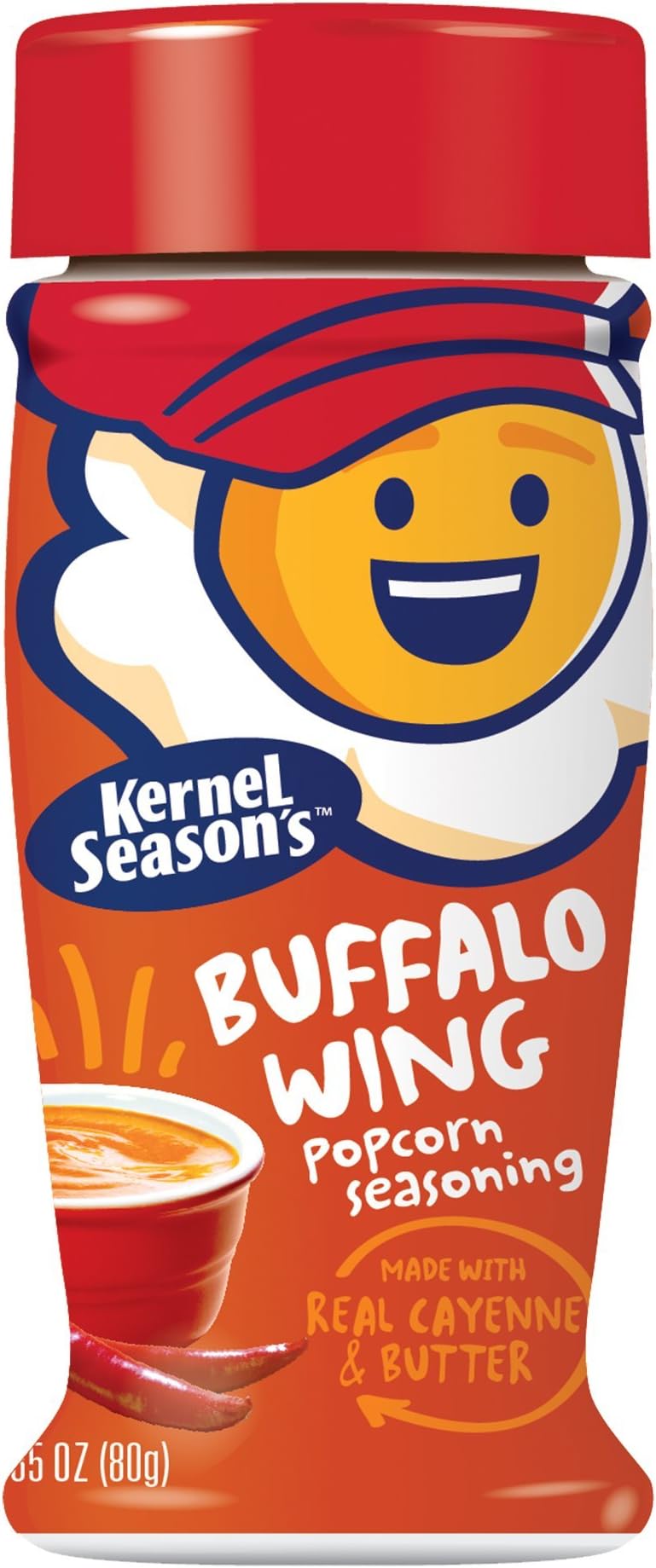 Popcorn Seasoning, Buffalo Wing, 2.85 Ounce