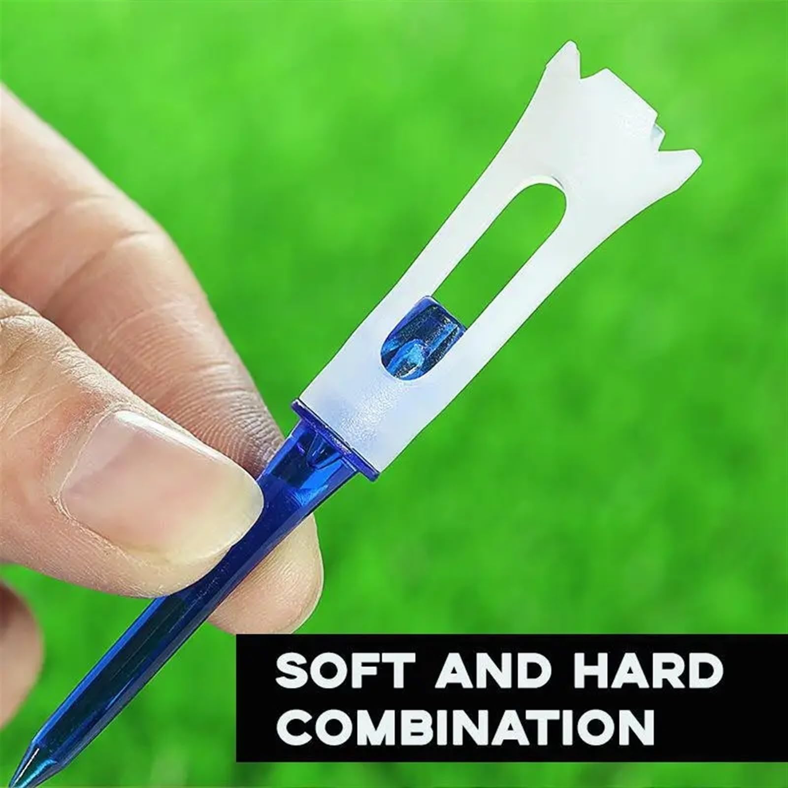 Golf Tee 83,0mm 50 stücke Golf Tees Weiche Gummi Niedrigen Widerstand Tee Golf Training Ball Tee FüR Einen Idealen Abschlag