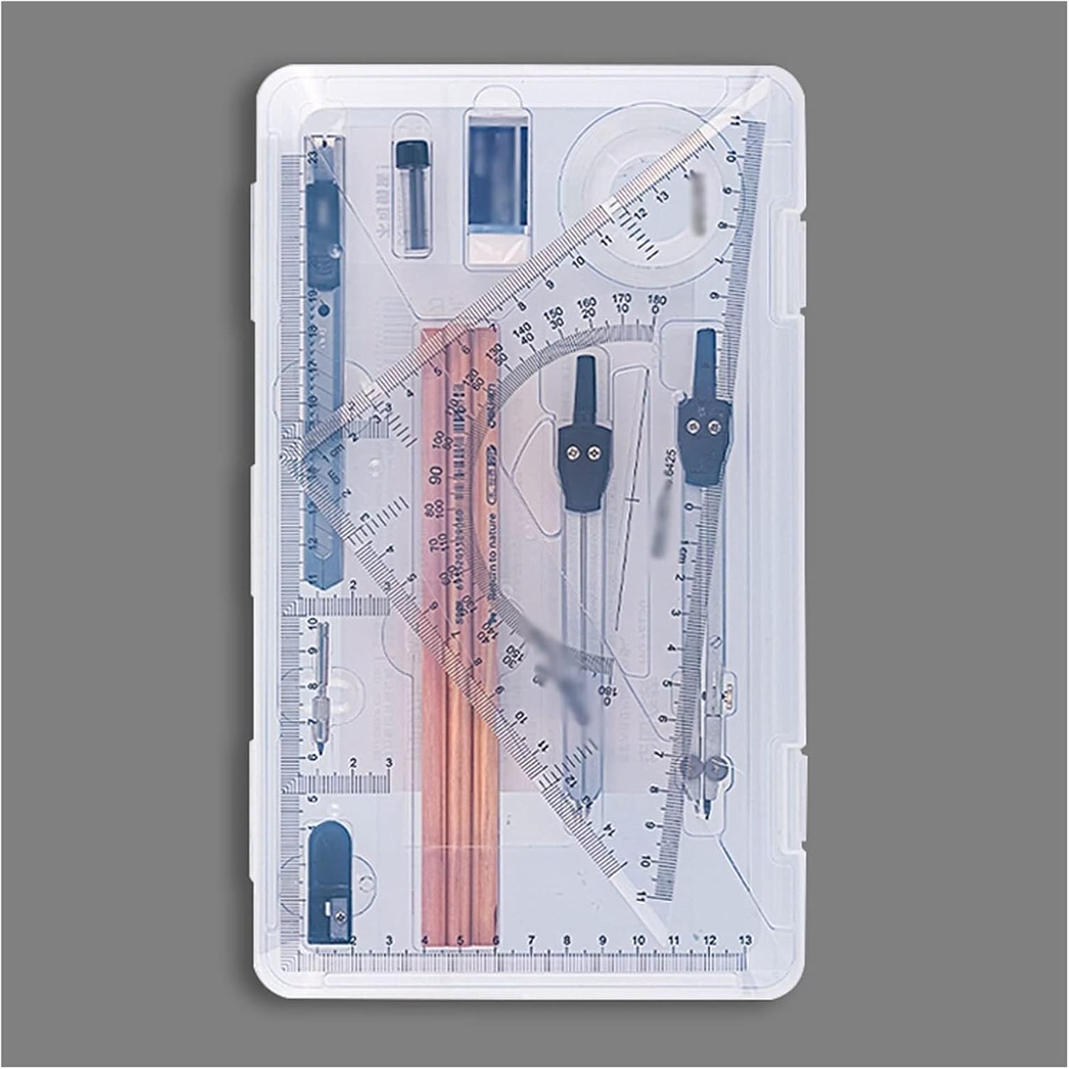 PrecisionCore Drafting Compass Set with Geometry Tools