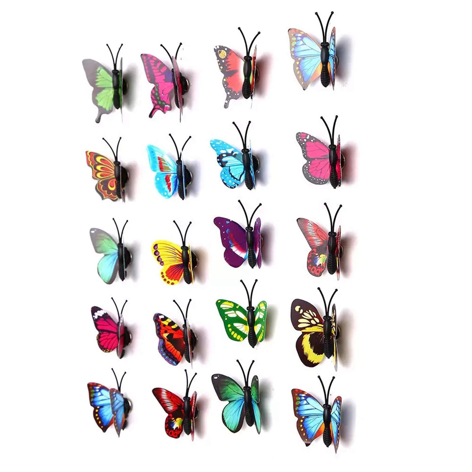 Lot de 10 punaises papillon pour tableau en liège - 30 punaises pour mur de photos à la maison