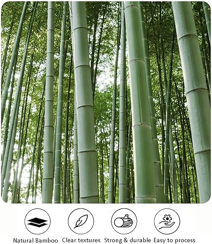 Miniatura 7 de QQXX Estantería de bambú de 5 niveles, estantería de árbol, estantería de pie en forma de S, estantería estrecha para espacios pequeños, estante de