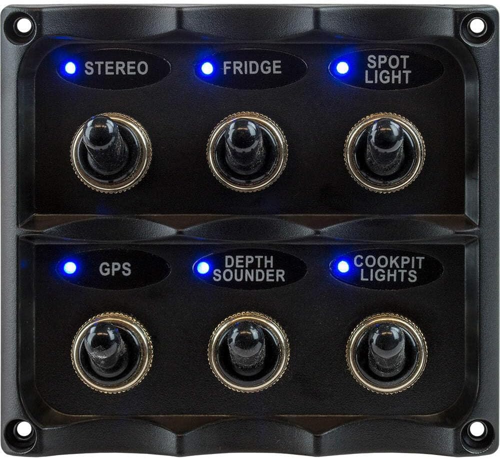 Sea-Dog Water Resistant Toggle Switch Panel