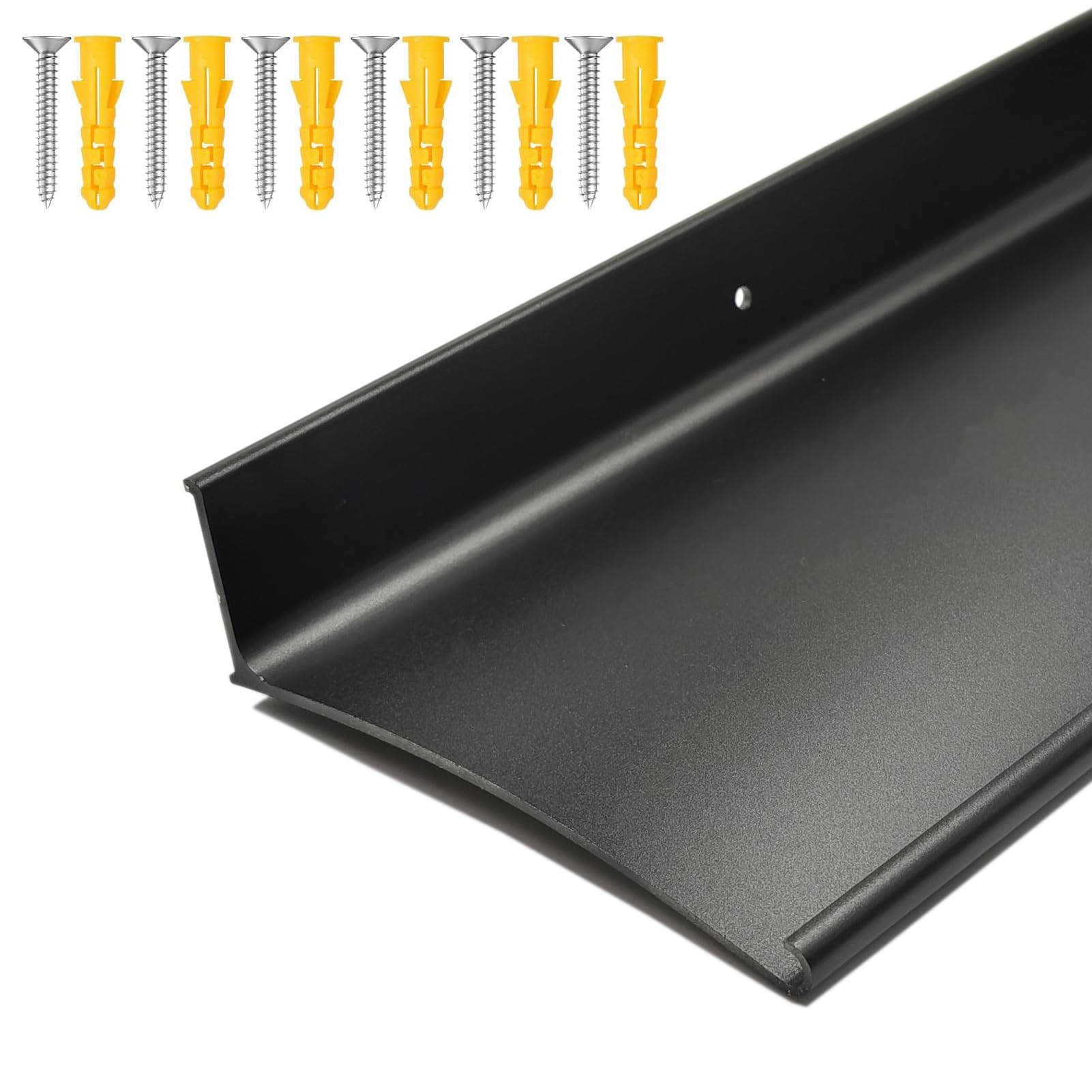 ZEYUE Extra Wide 5.12 Inch Door Rain Drip Guard