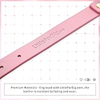 Vista 7 de Littleforbig Juego de chupete y mordaza de cuero con correa ajustable Gen II Rosa