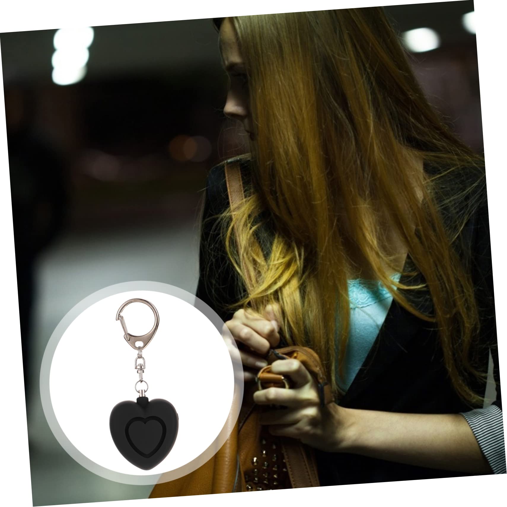 OSALADI 4pezzi Allarme Di Sicurezza Personale Con Luce Led Portatile e Facile Da Usare Per Donne e Anziani Allerta Situazioni Di Emergenza Per Situazioni Critiche e Difesa Personale