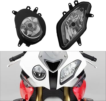 Clear Headlight Head Lamp Assembly Head Lamp Fit for BMW S1000RR 2009-2014 HP4 2012-2014