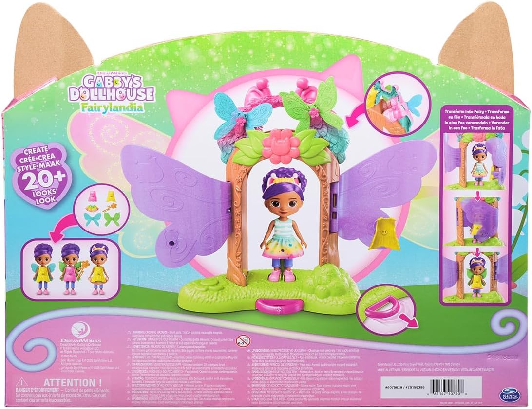 Playset Closet Fashion Fairyland, Gabbys Dollhouse, Sunny