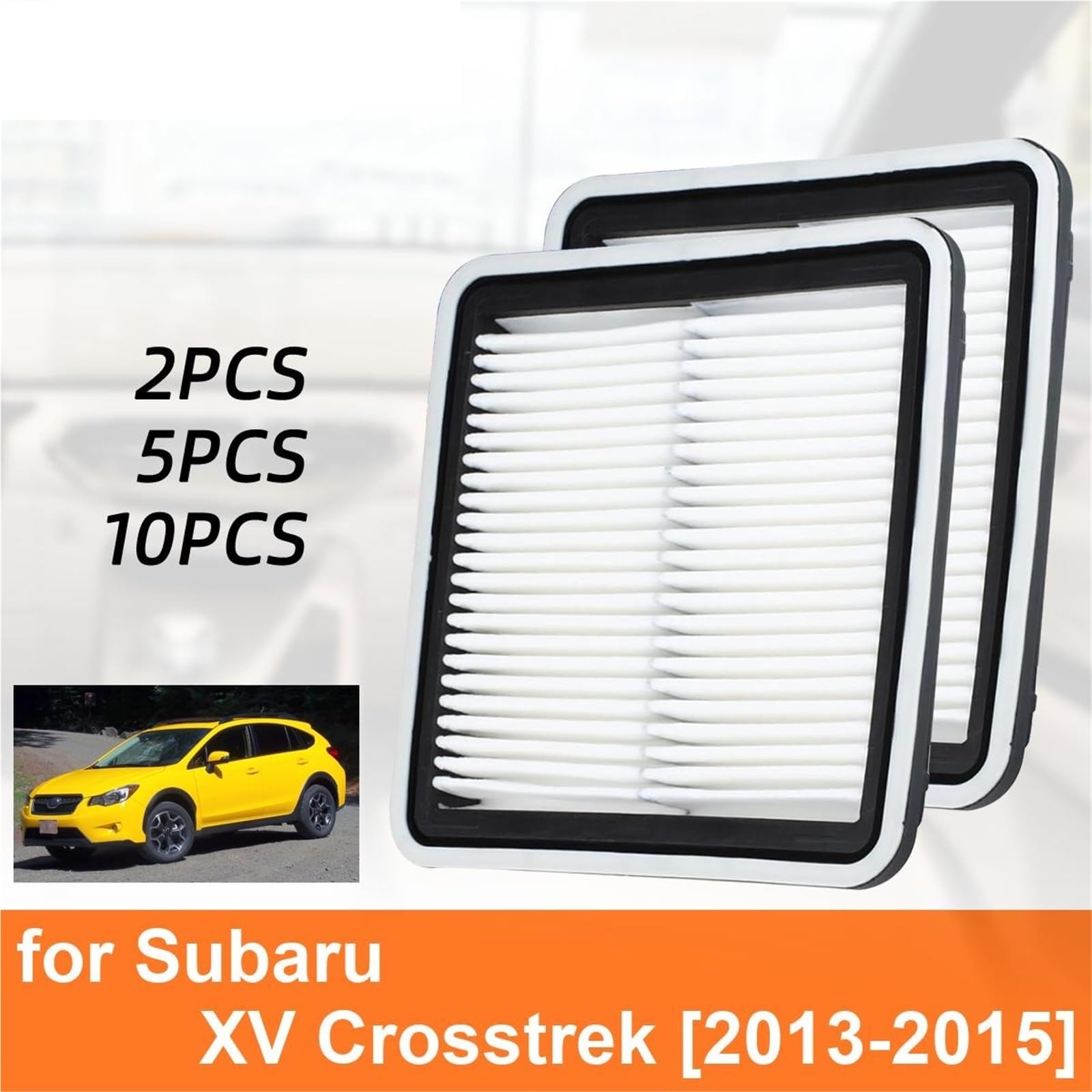 filtr powietrza do wnętrza Filtr powietrza kabinowy do Subaru XV Crosstrek 2013-2015 Carbon Fiber CA9997 16546-AA090 16546-AA10A 16546-AA120 filtr pyłkowy z węglem aktywnym(5pcs)