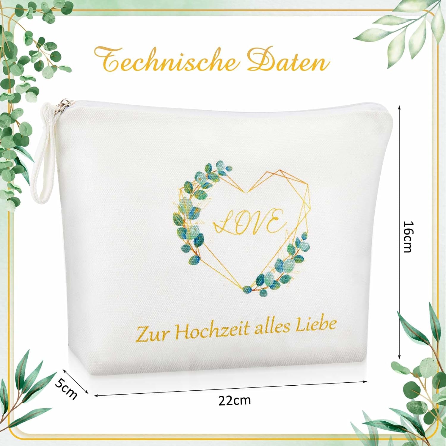 Menyasszonyi kozmetikai táska részlet