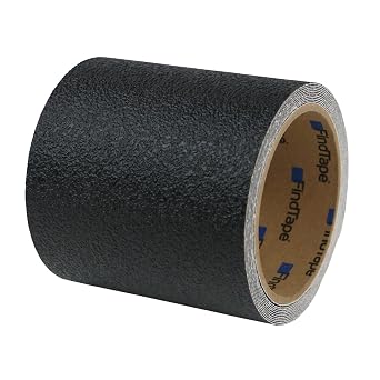 Jessup Safety Track Resilient Non-Slip Safety Tape, 4 in. x 10 ft. Black