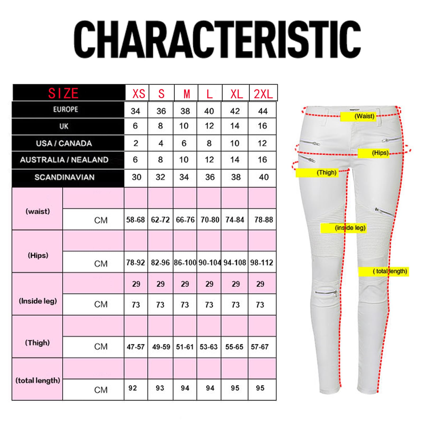 Pantaloni neri in denim rivestiti in pelle PU per le donne sexy stretti leggings da pilota elasticizzati