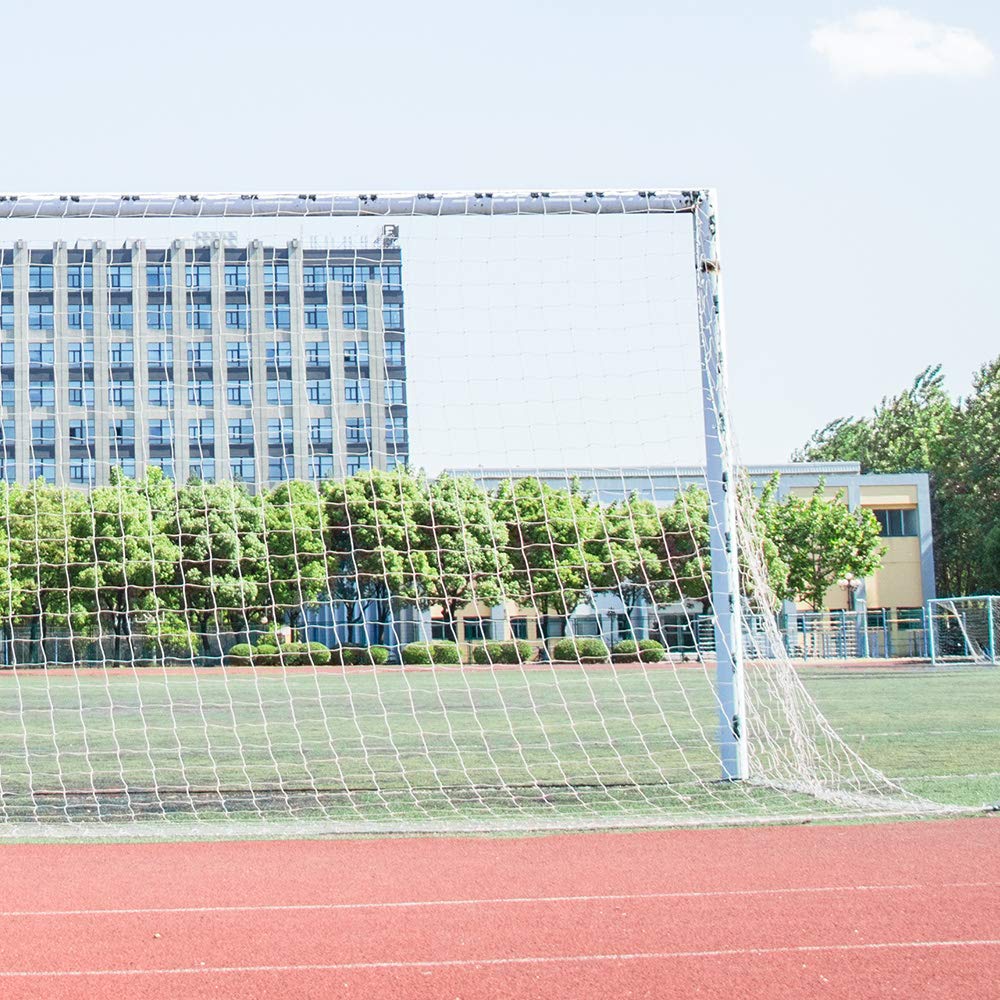 2,4X 1,8X 0,5X 1,2M Filet de But de Football en Polypropylène, Sport Durables, Équipement d'Entraînement du Football Enfant Adulte pour Jardins,Parcs,Plages (B)