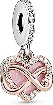 PANDORA - Sparkling Heart and Infinity Charm