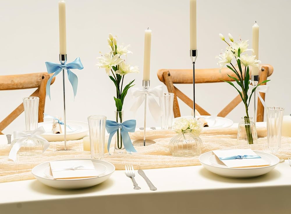 Amazon.com: Keypan White Satin Ribbon 2.5 Inch Double-Faced