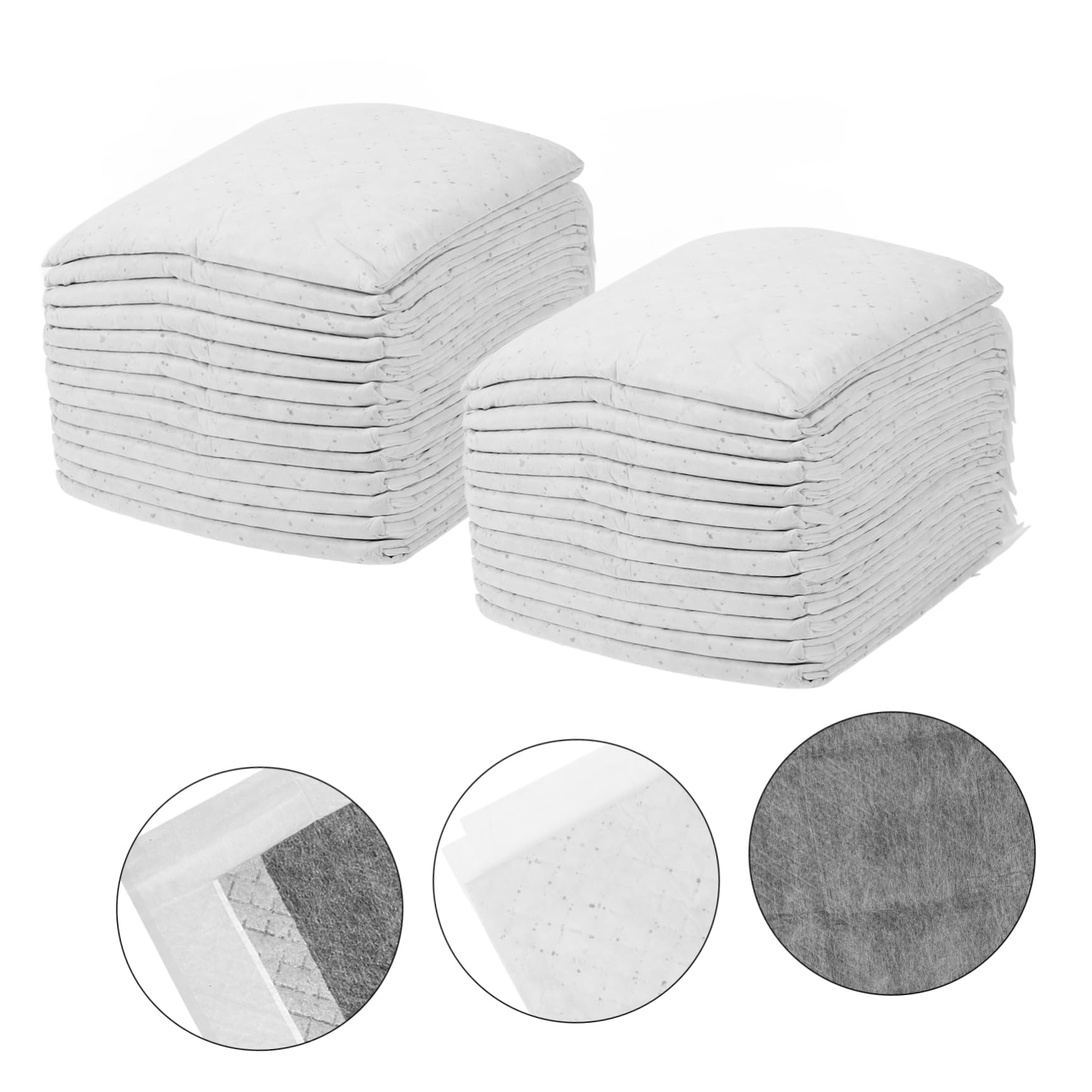 VANZACK 50stücke PIPI-Pads Für Hunde Aus Vliesstoff Einweg-welpenunterlage Urinabsorbierende Pads Für Haustiere Für Kleine Hunde Und Welpen