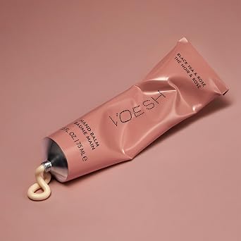 VOESH Vegan Hand Balm K-Beauty Korean Skincare Hand Cream for Dry Hands Non-Greasy Fast-Absorbing Moisturizer with Turmeric Mango Butter and Squalane 2.5 oz