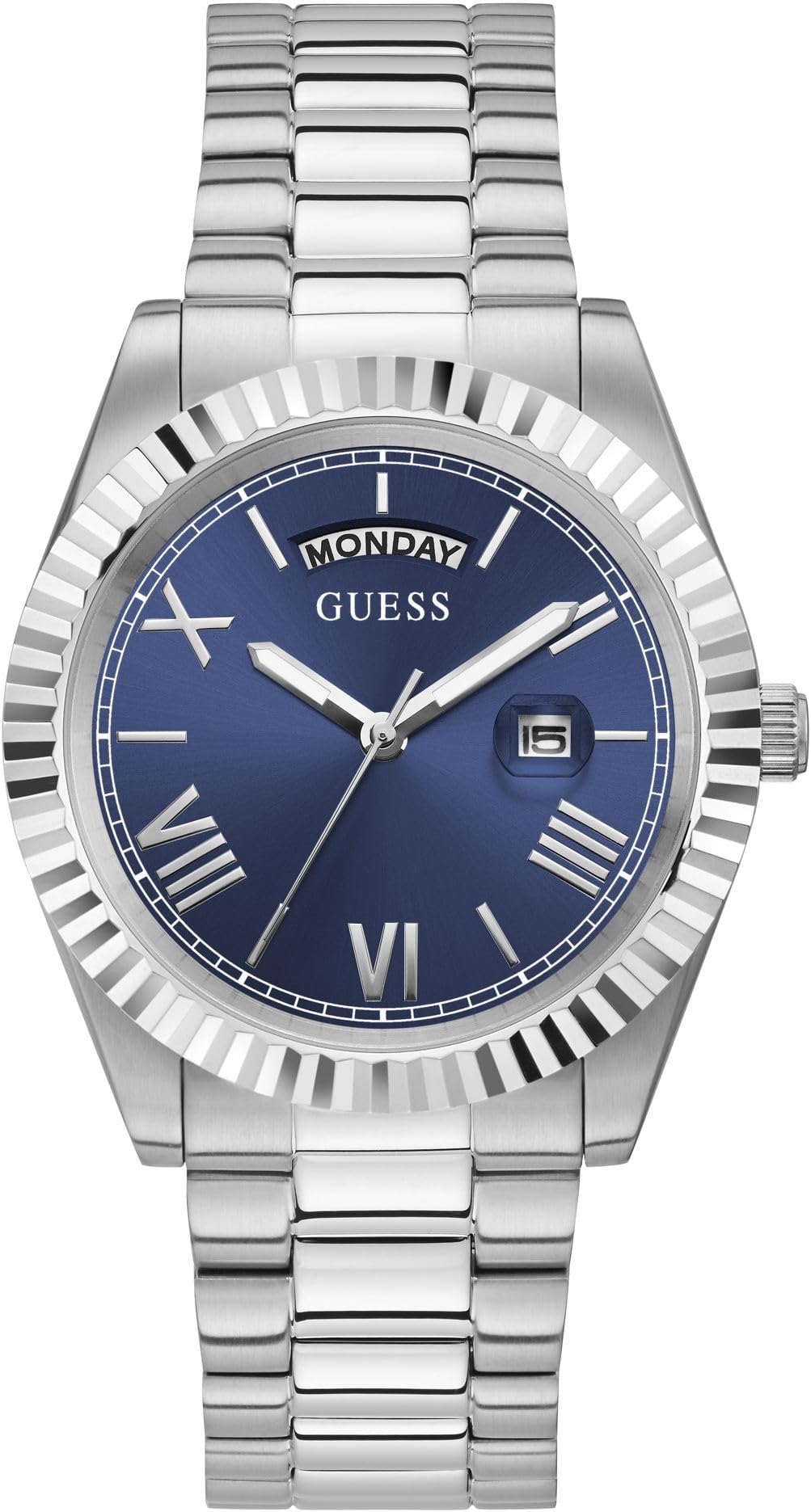 GUESS Men Round Dial Analogue & Water Resistant Man's Wrist Watches