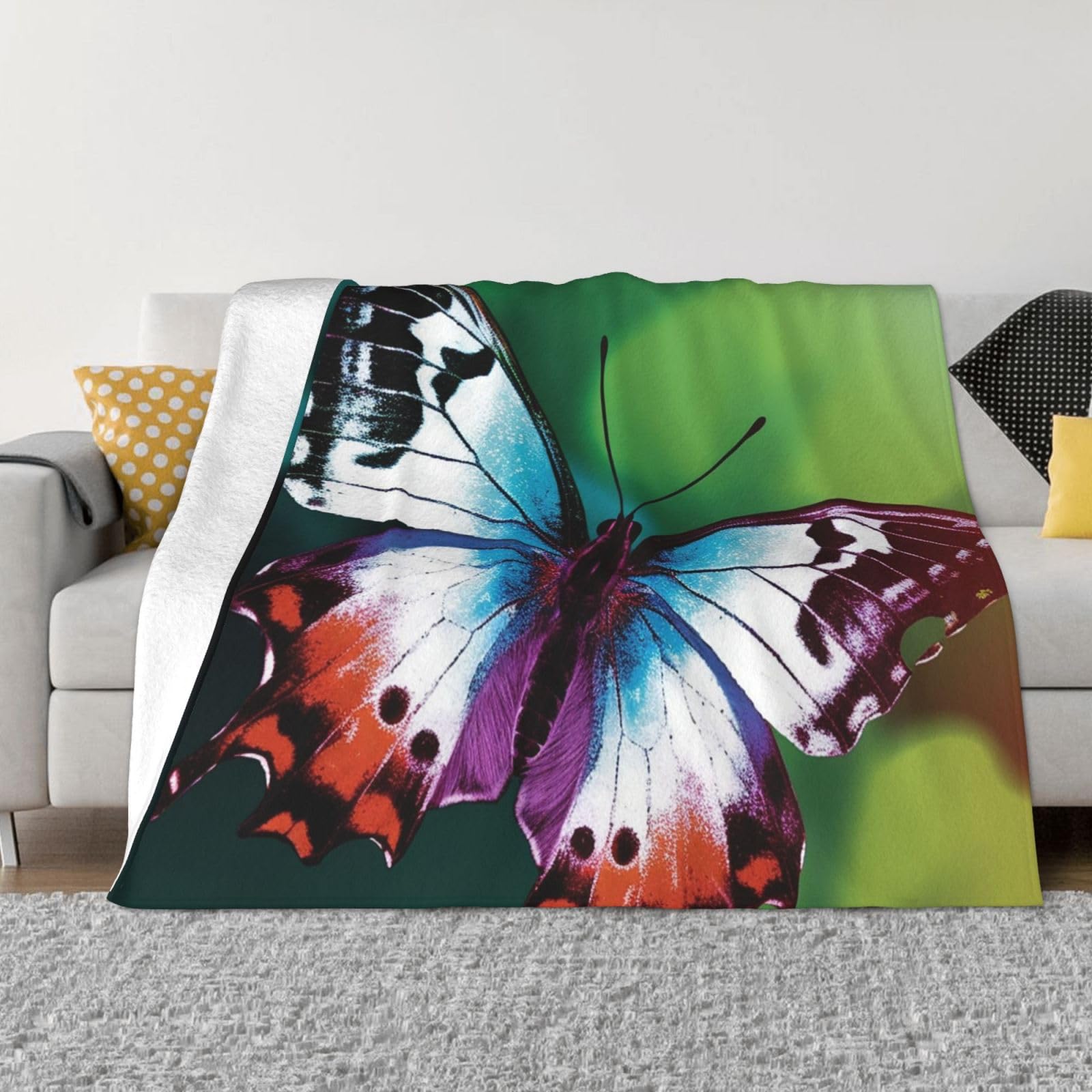 Couverture canapé flanelle douce pour soirées cocooning en microfibre