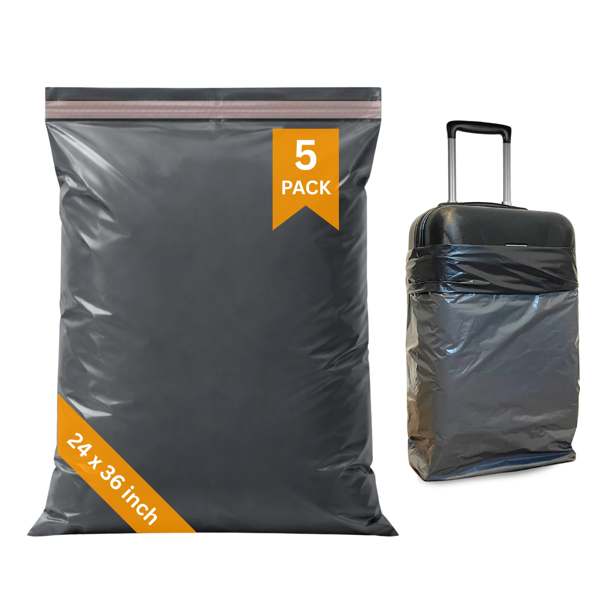 HNTR® 17x24 Mailing Bags for Clothes | 5 Packs