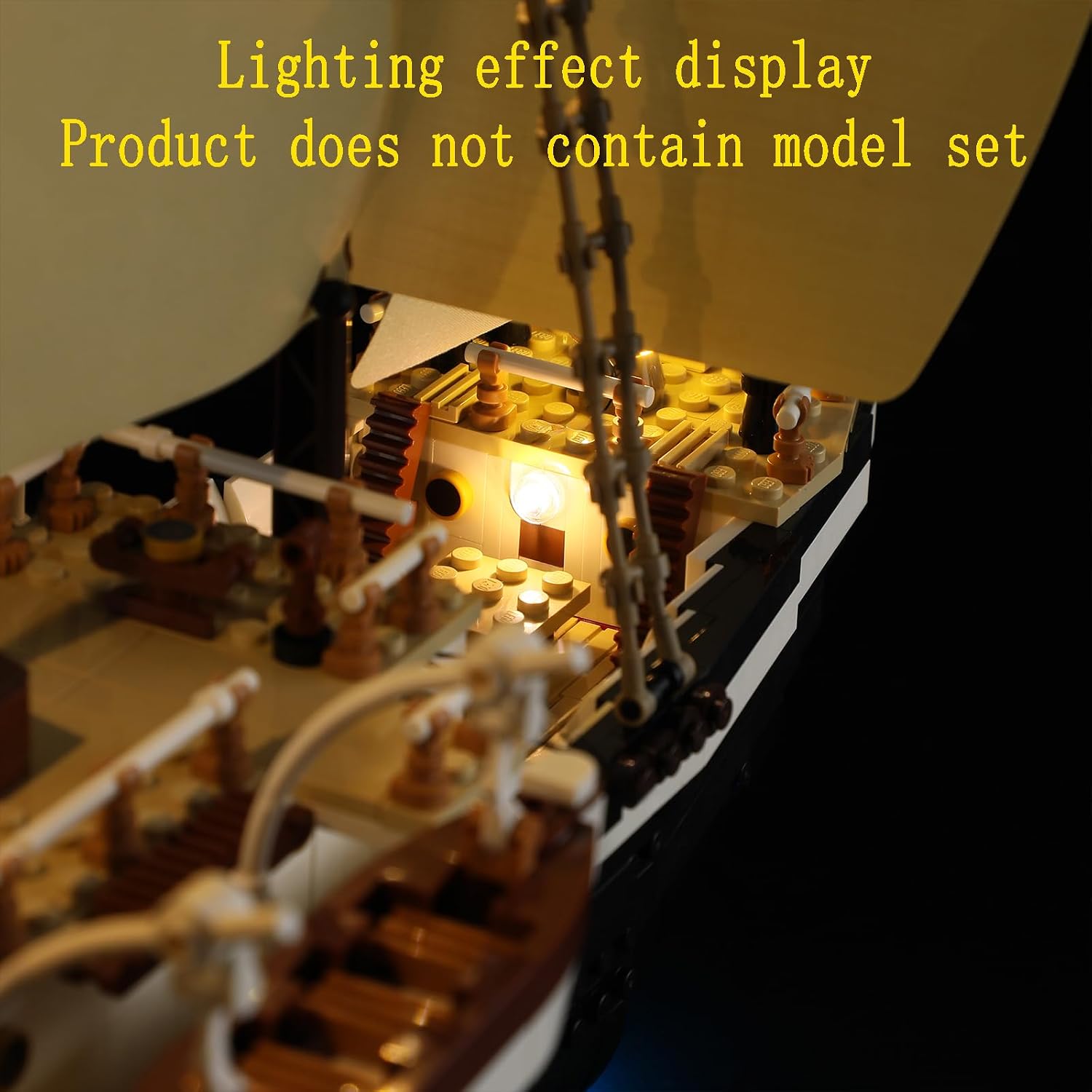 GEAMENT LED Light Kit Compatible with Lego The Endurance Building Blocks Model - Lighting Set for Icons 10335 (Model Set Not Included)