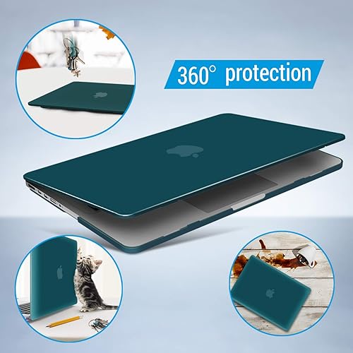 Miniatura 172 de iBenzer – 2 en 1 carcasa de plástico duro y cubierta de teclado para MacBook Pro Retina de 13"/15", Negro