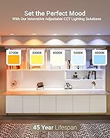 Vista 3 de Sunco 12 Pack 4 Inch LED Recessed Lights, Canless Ceiling Light Slim, 650 LM, 10W, Selectable CCT 2700K/3000K/4000K/5000K/6000K, Dimmable, Wafer