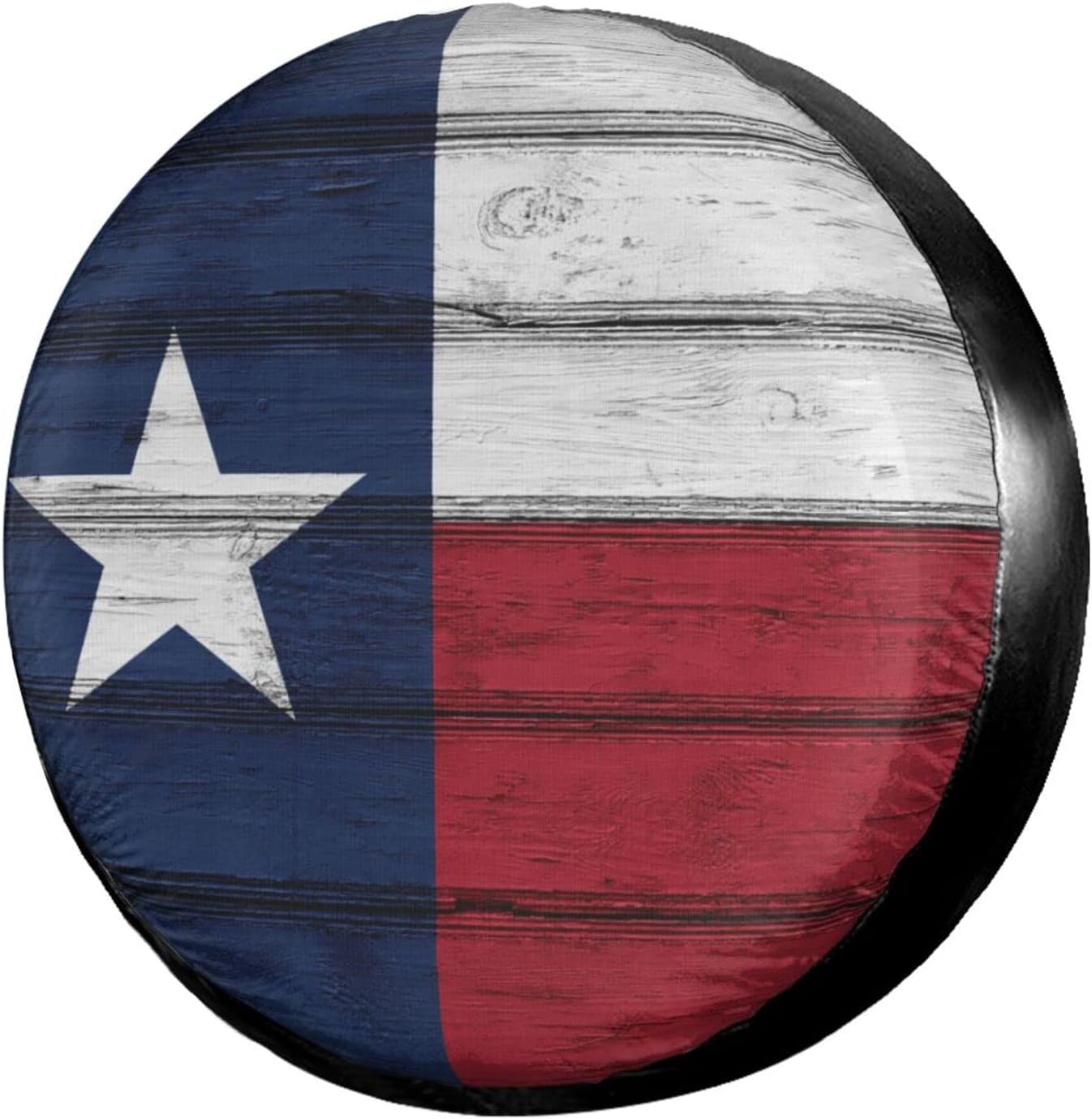 Texas Flag Board Spare Tire Cover Dust-Proof Wheel Tire Cover Fit Trailer, RV, SUV and Many Vehicle 14 Inch