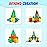 Gemmicc Magnetic Tiles, Magnet Toys Building Blocks for Kids, STEM Approved Educational Toys, Magnet Puzzles Stacking Blocks for Boys Girls,55 PCS Starter Set