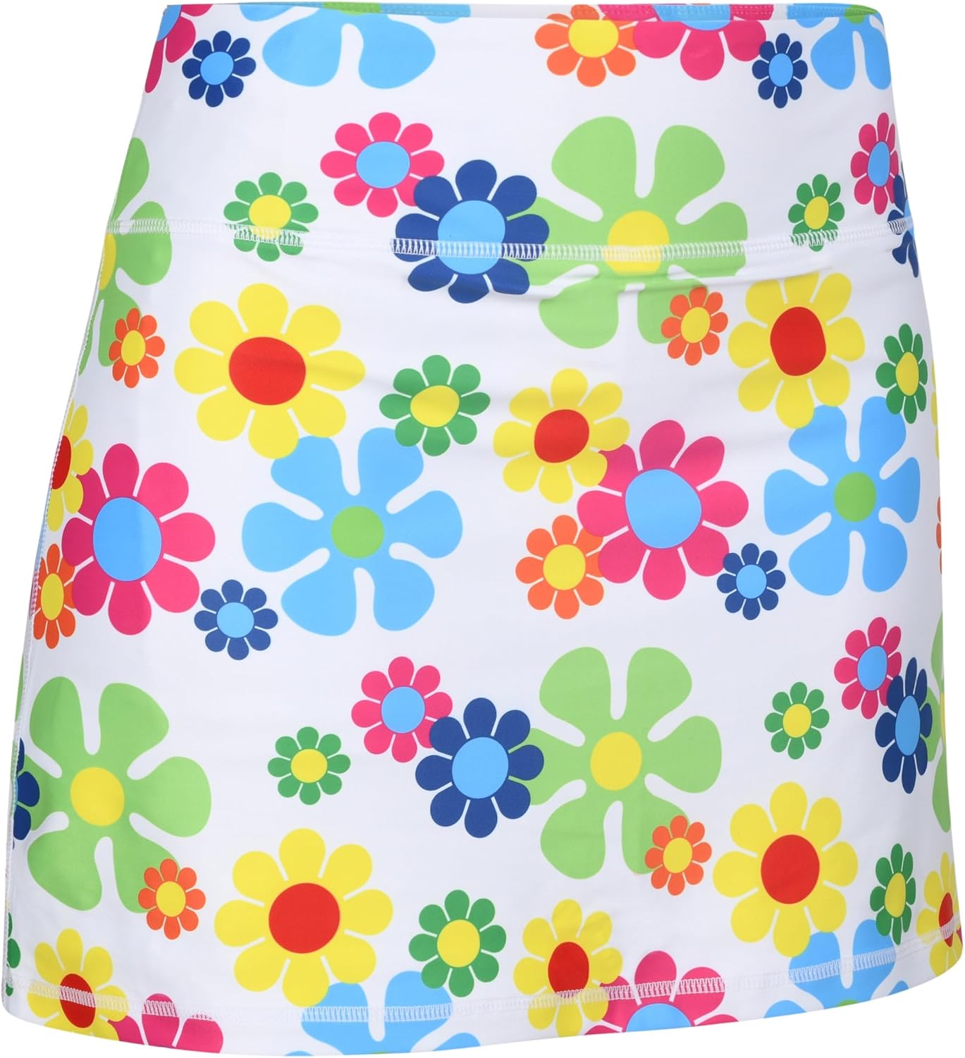 ReadyGOLF Flower Power Ladies Active Skort