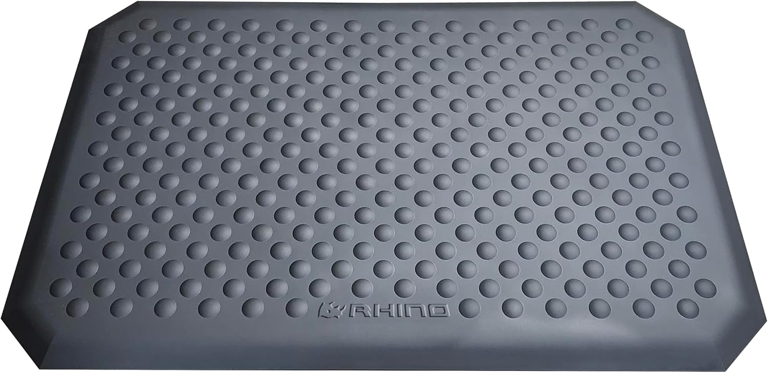 Rhino Mats, Comfort Craft Express 2' x 3' x 7/8" Anti-Fatigue Floor Mat, Ergonomics Office Standing Desk Mat, Black, Non-Slip Premium Comfort Standing